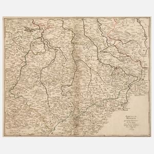 Georges Le Rouge, Karte Markgrafschaft Meißen