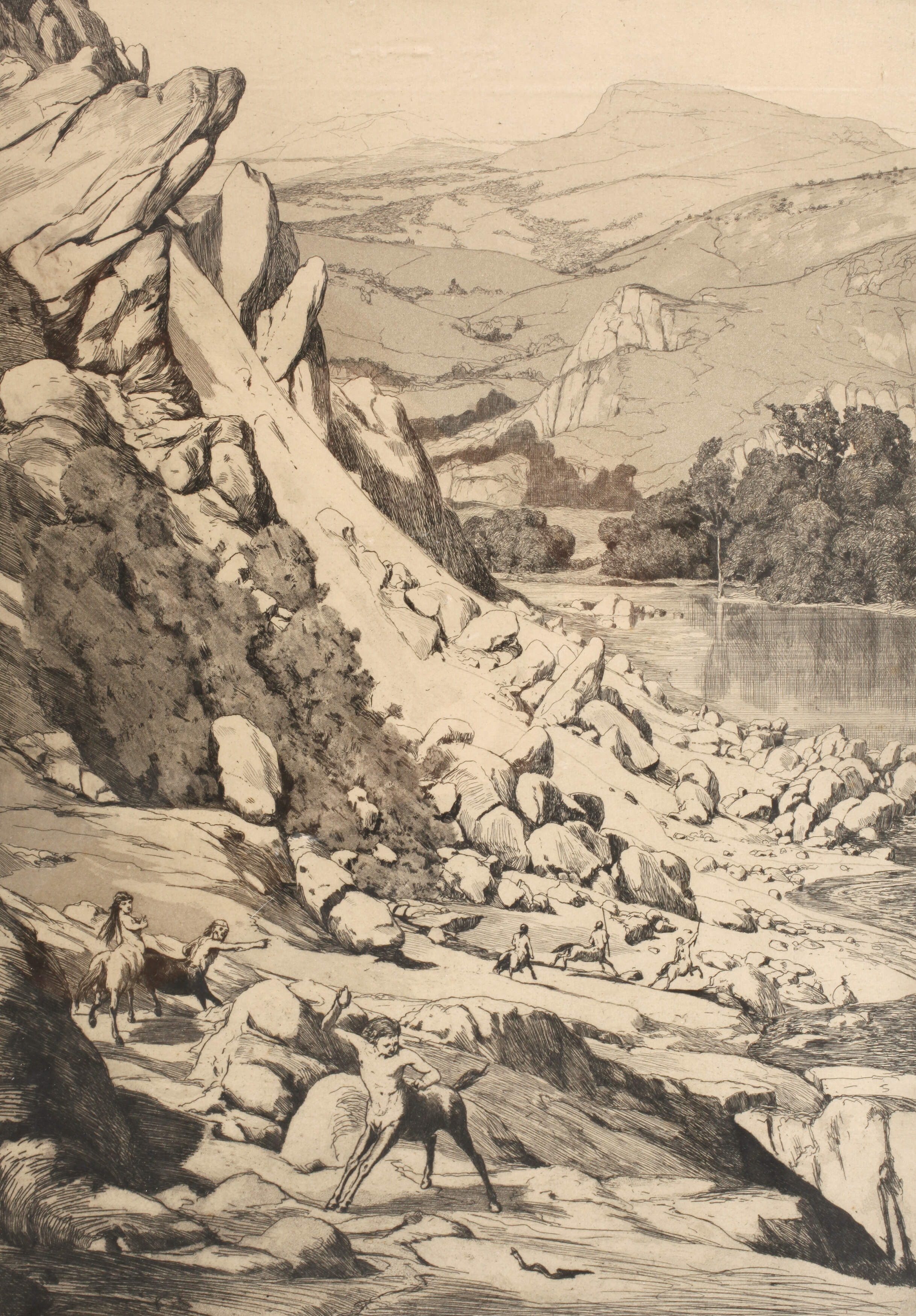 Max Klinger, "Bergsturz"