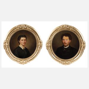 Carl Gottlob Mittenzwey, Große Portraitpendants