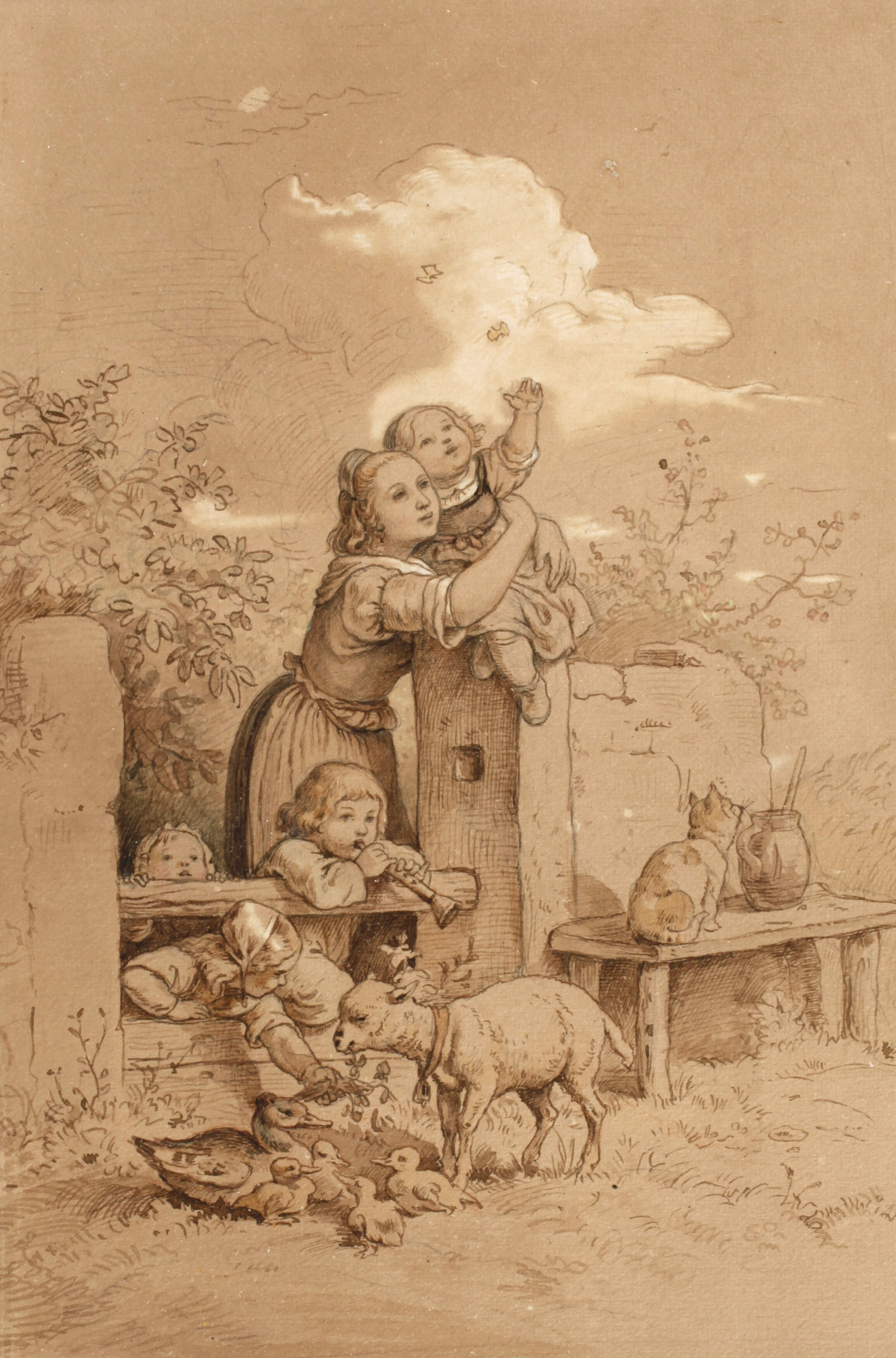 Ludwig Richter, attr., Sommeridylle