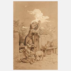 Ludwig Richter, attr., Sommeridylle