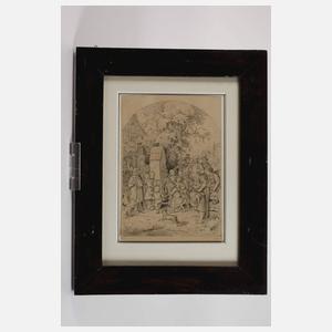 Ludwig Richter, attr., "Johannisfest"