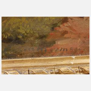 Albert August Zimmermann, attr., Ländliche Szene