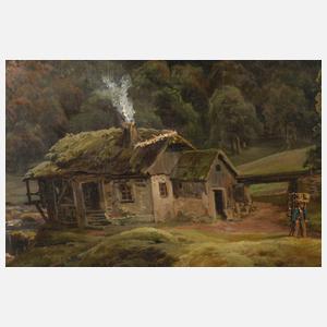Albert August Zimmermann, attr., Ländliche Szene