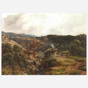 Albert August Zimmermann, attr., Ländliche Szene