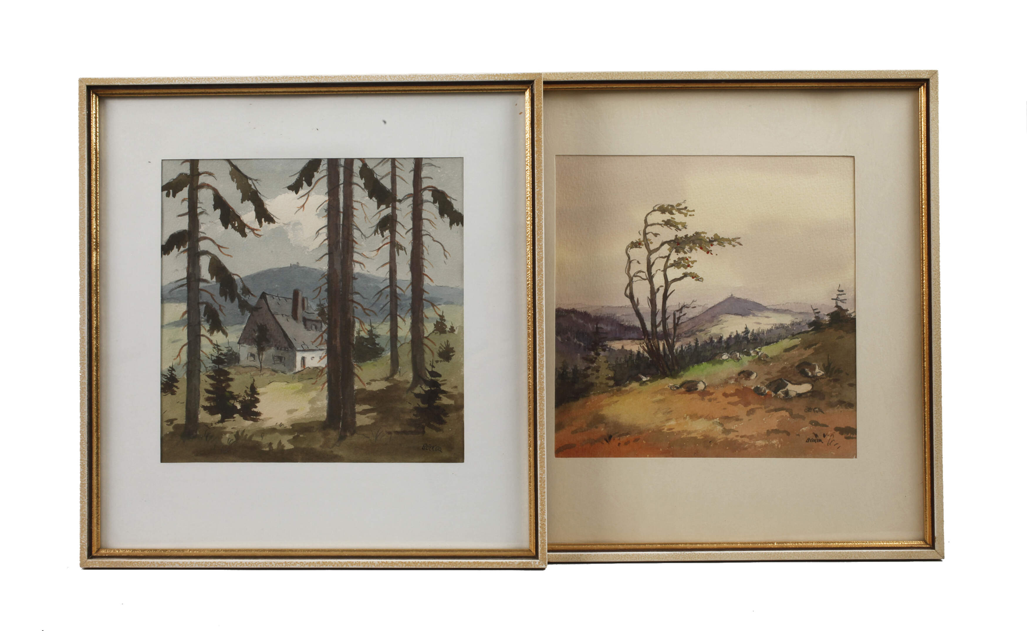 Willy Becker, Paar Erzgebirgsansichten