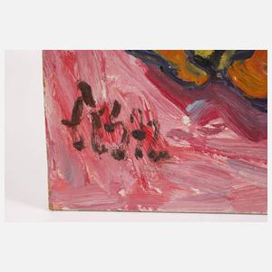 Fredo Bley, Stillleben mit Blumen und Früchten