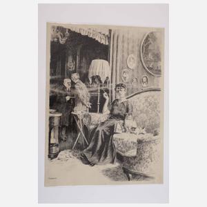 Walther Caspari, Abend im Salon