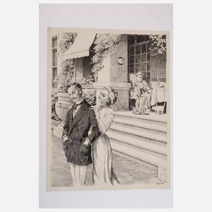 Walther Caspari, Das junge Paar