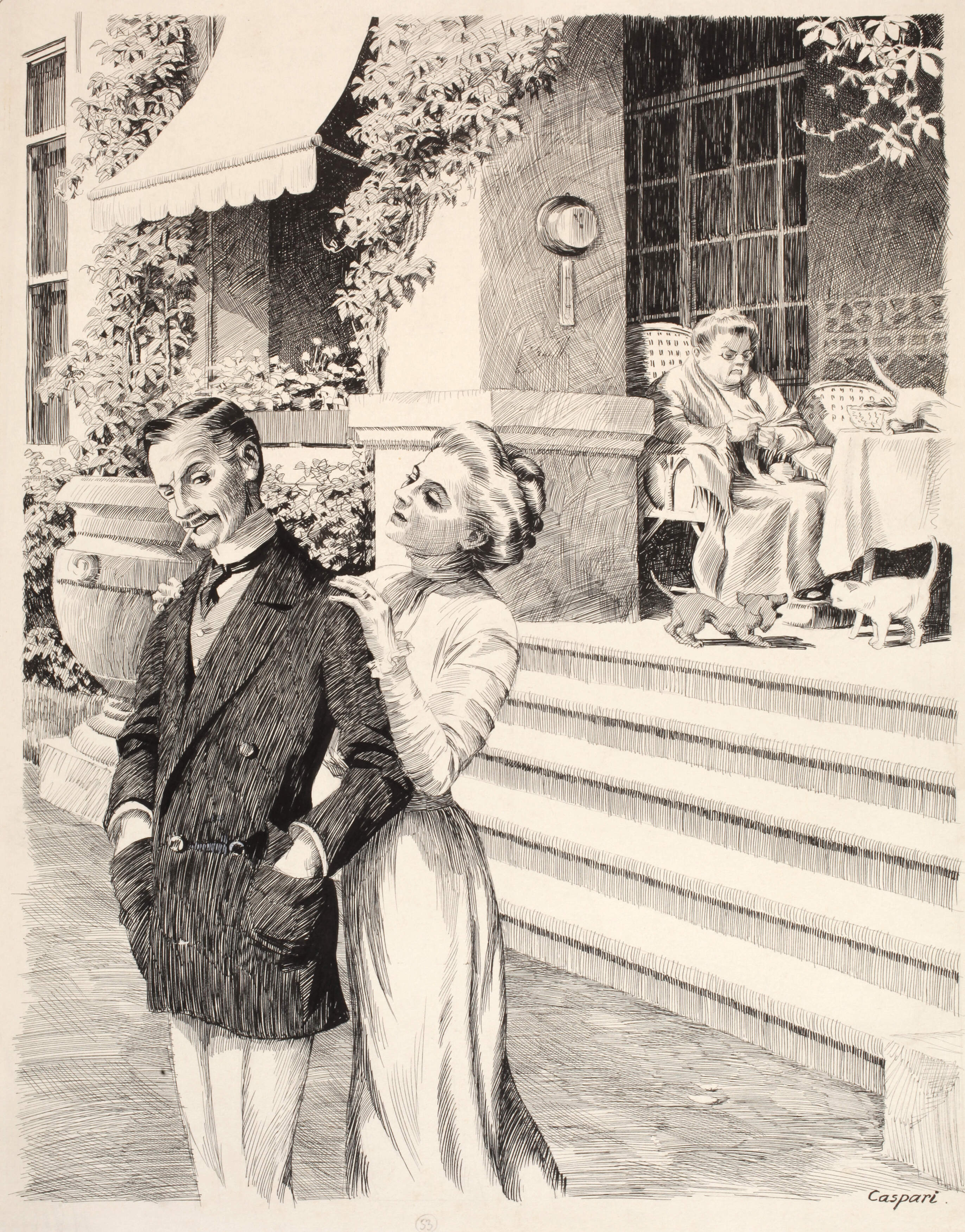 Walther Caspari, Das junge Paar