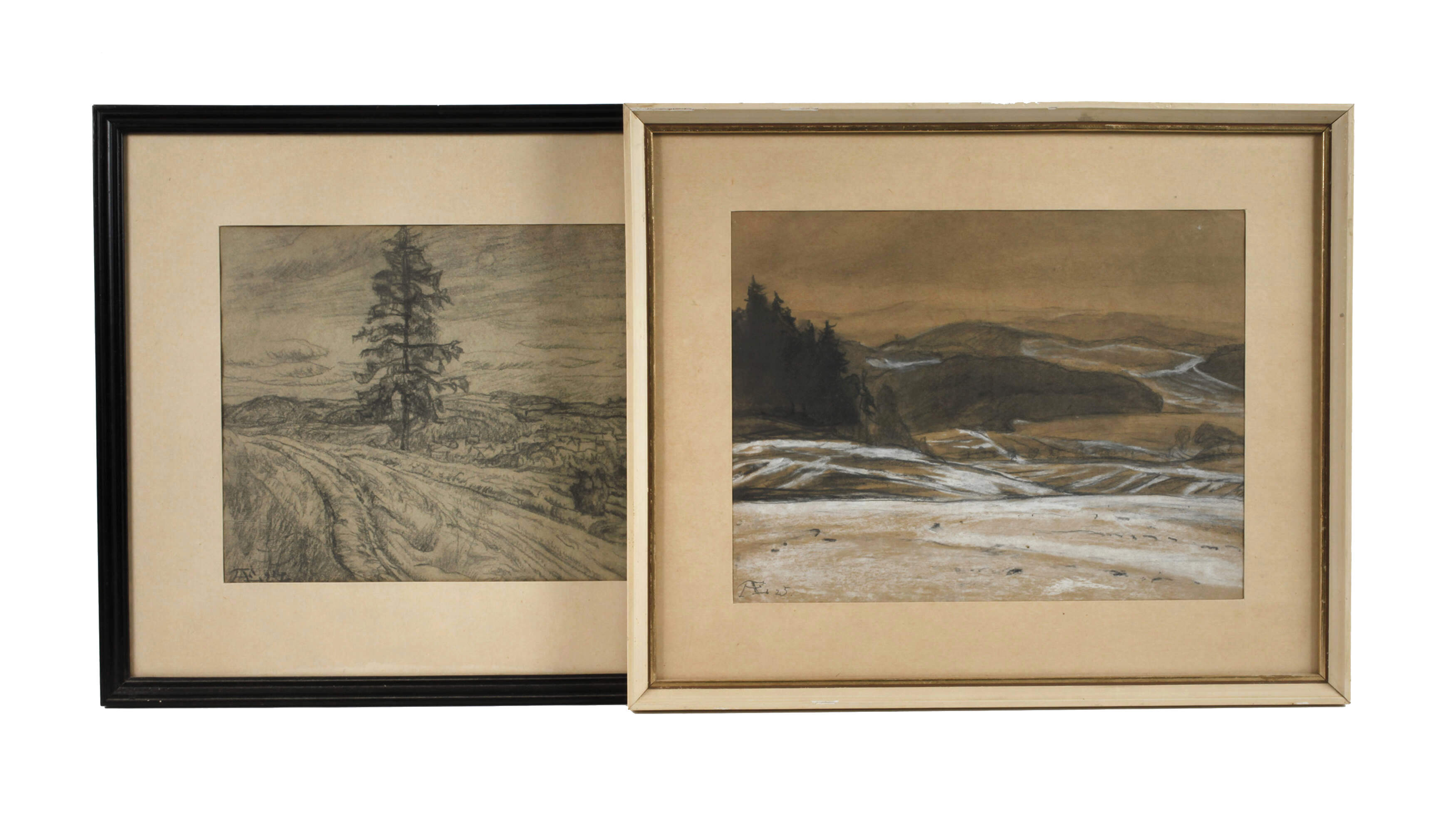 Albin Enders, Paar Zeichnungen