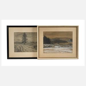 Albin Enders, Paar Zeichnungen