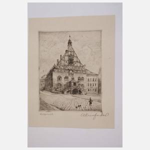 Albin Enders, Rathaus von Plauen