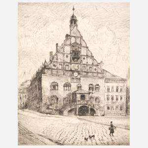 Albin Enders, Rathaus von Plauen