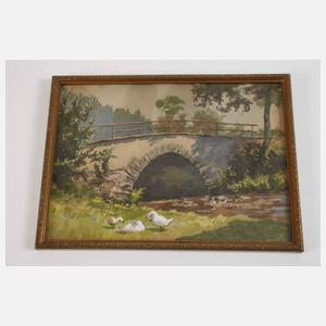 Ernst Frommhold, "Brücke am Kemnitzbach"