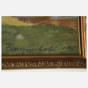 Ernst Frommhold, "Brücke am Kemnitzbach"