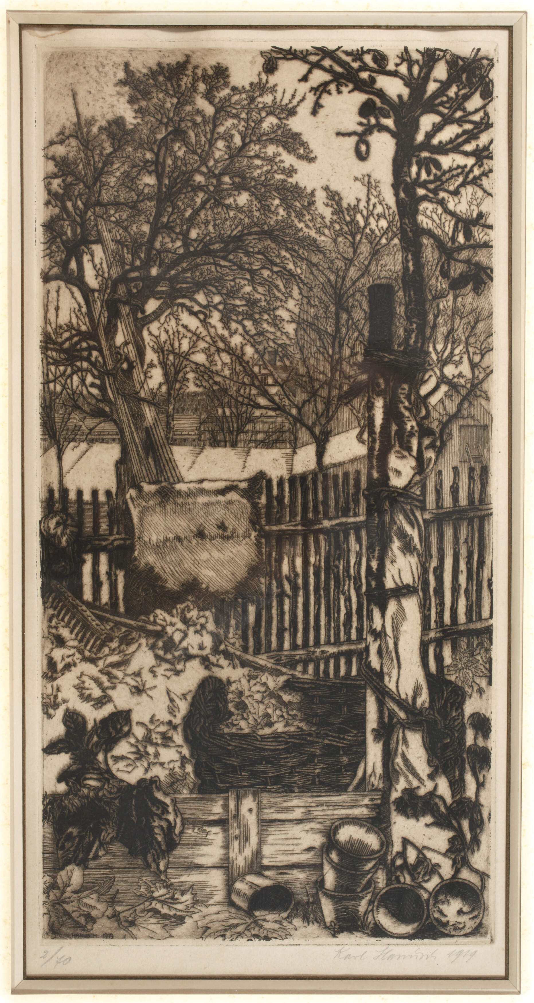 Karl Hanusch, Gartenstück