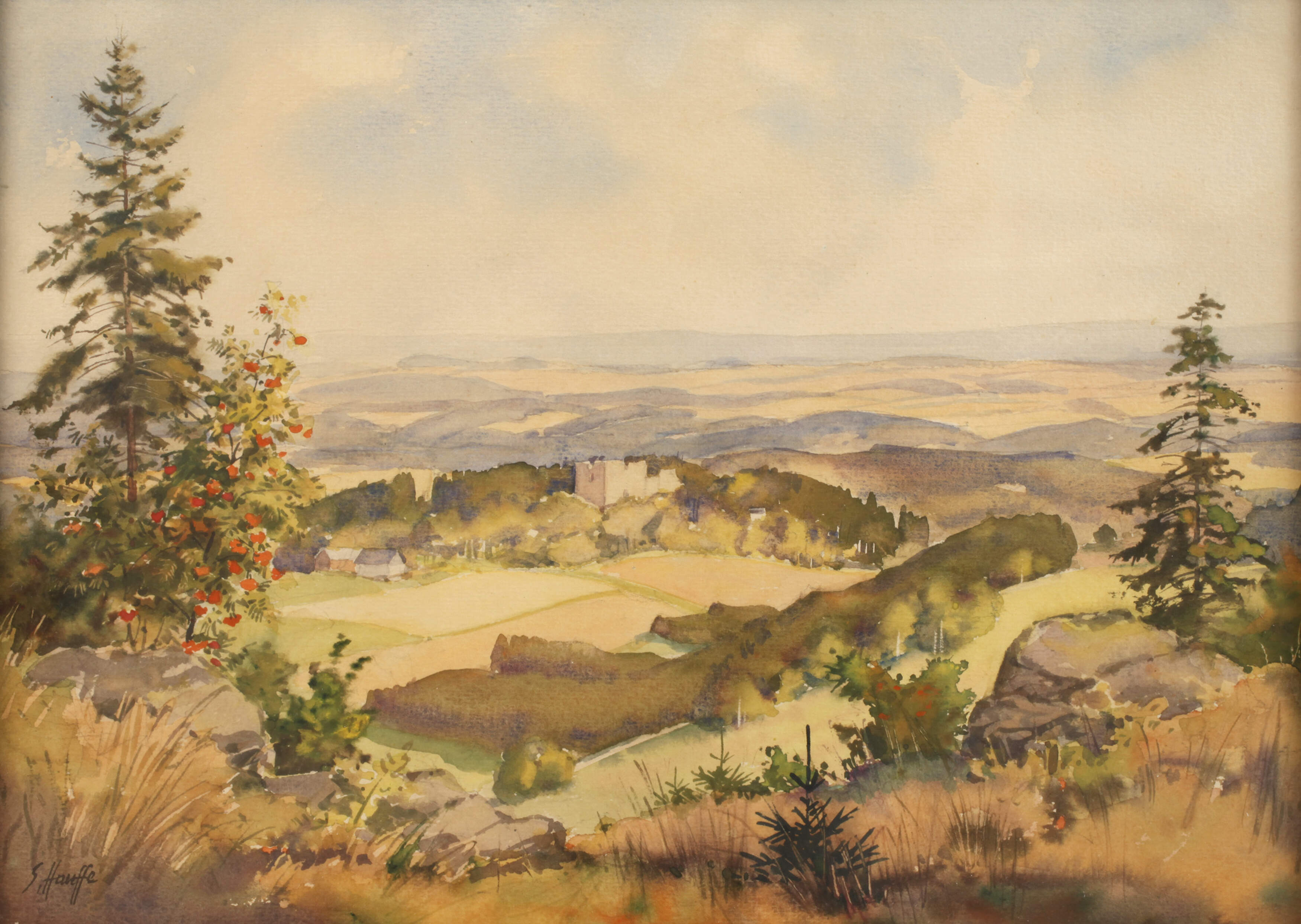 Siegfried Hauffe, Blick zum Burgstein