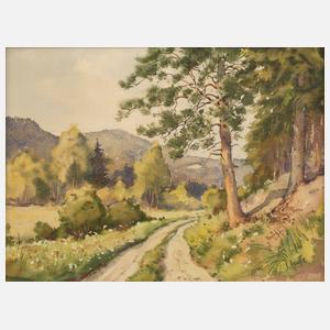 Siegfried Hauffe, Weg am Waldrand