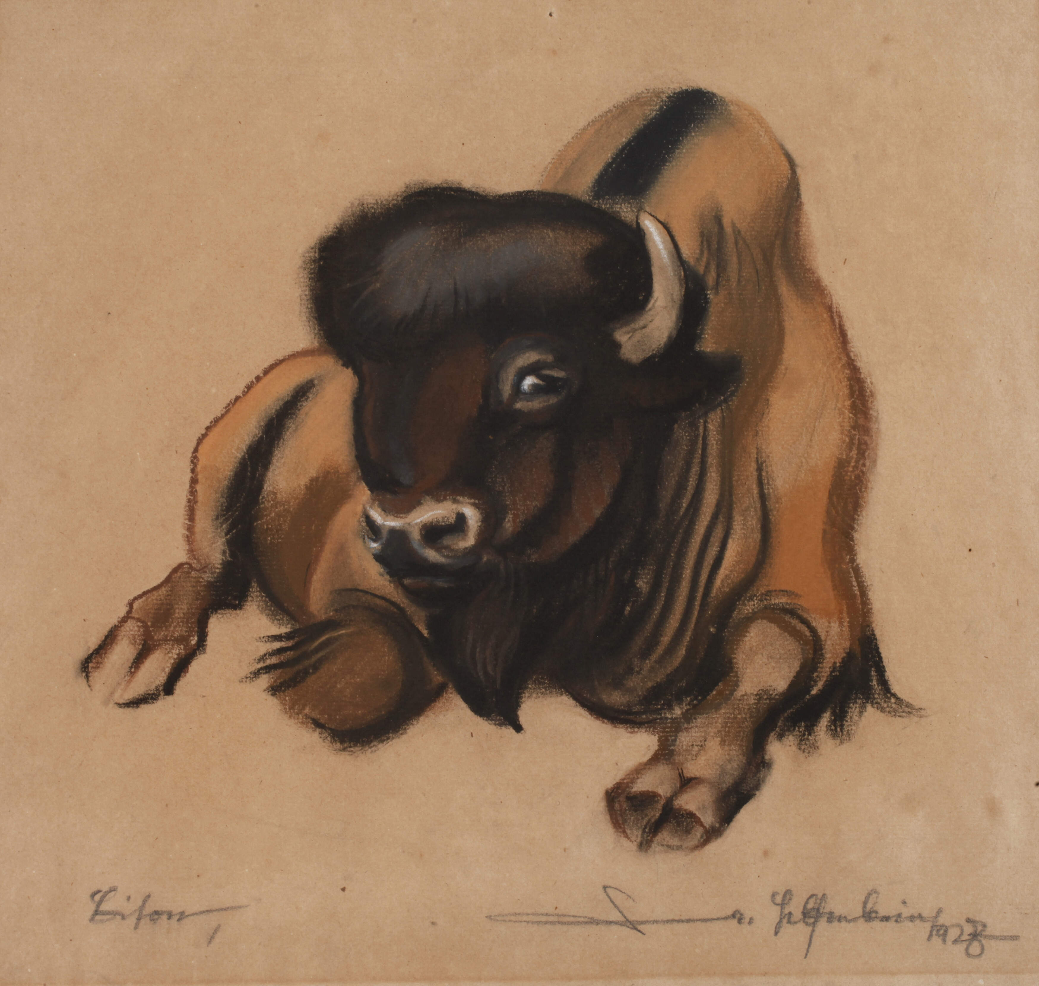 Walter Helfenbein, "Bison"