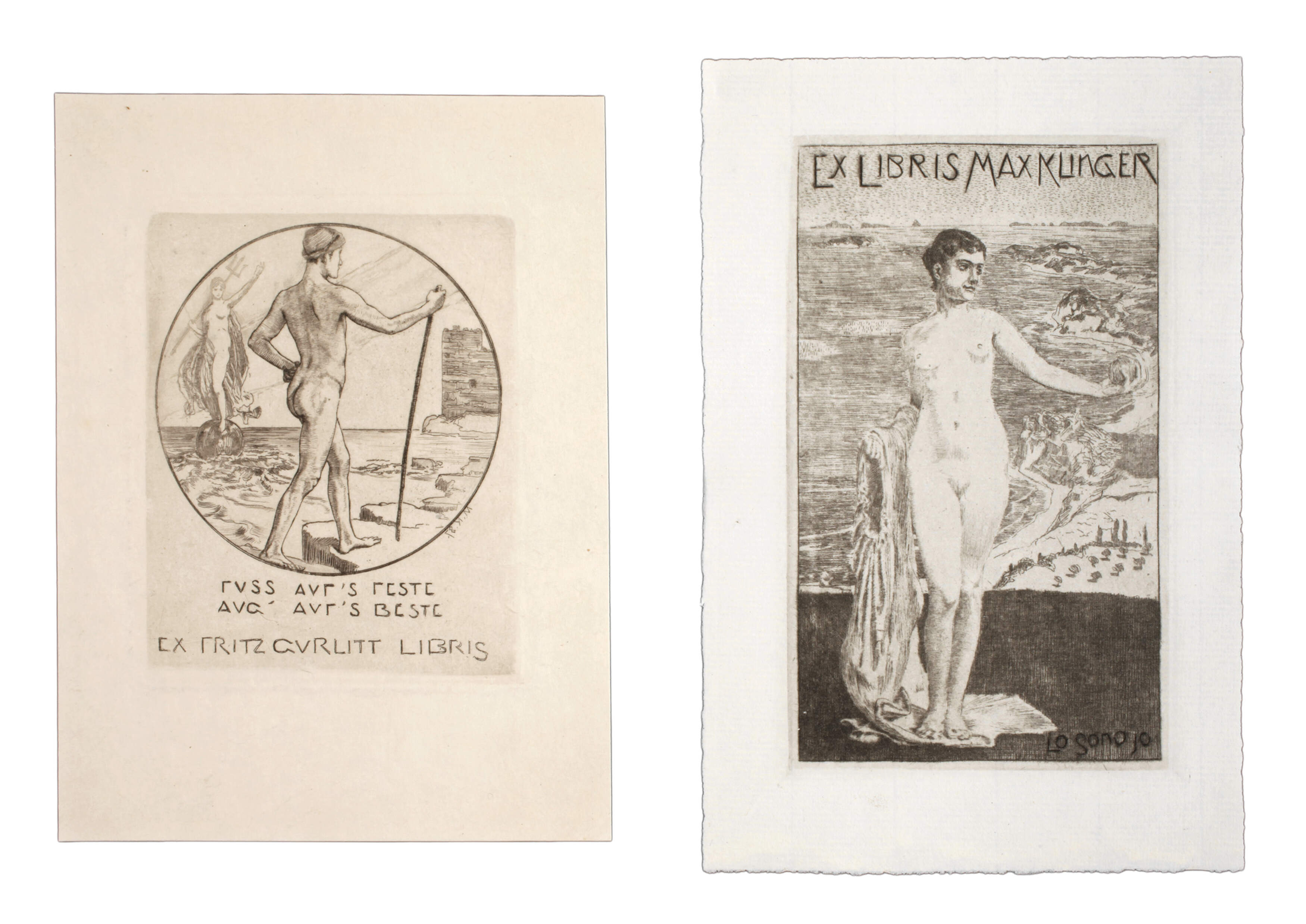 Max Klinger, Paar Exlibris