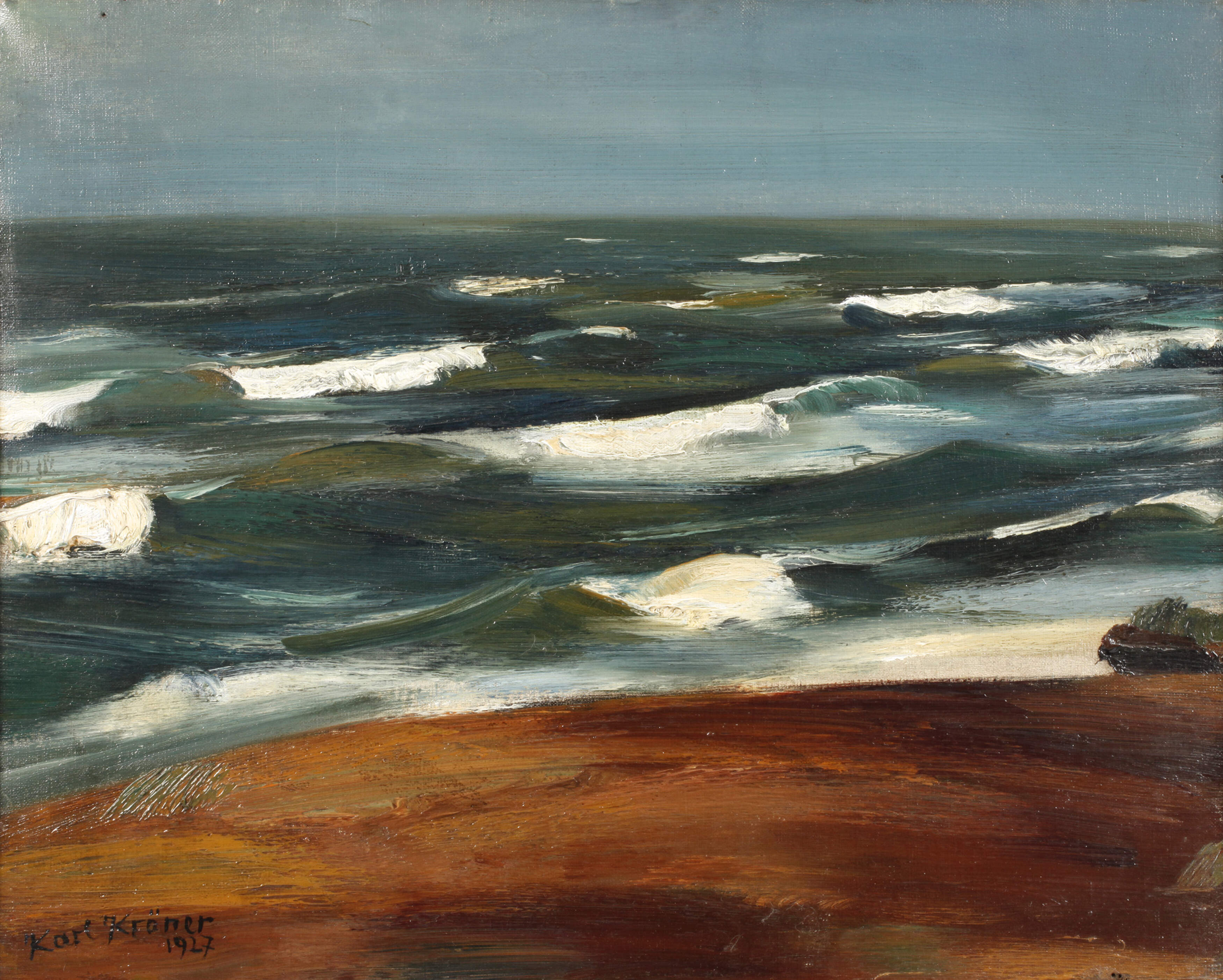 Karl Kröner, »Brandung II«