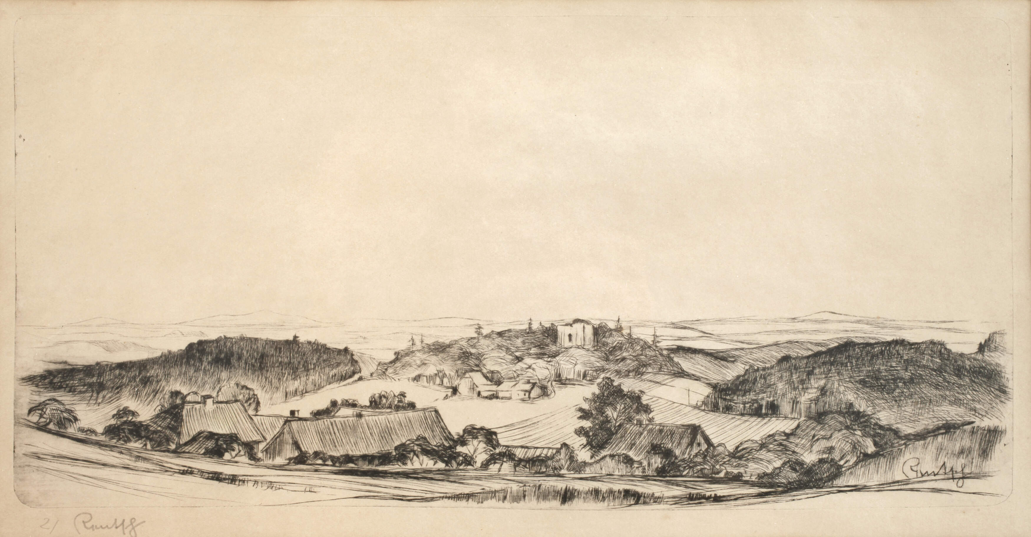 Lothar Rentsch, Blick zum Burgstein