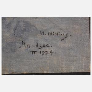 Walther Witting, Winter in Mondsee