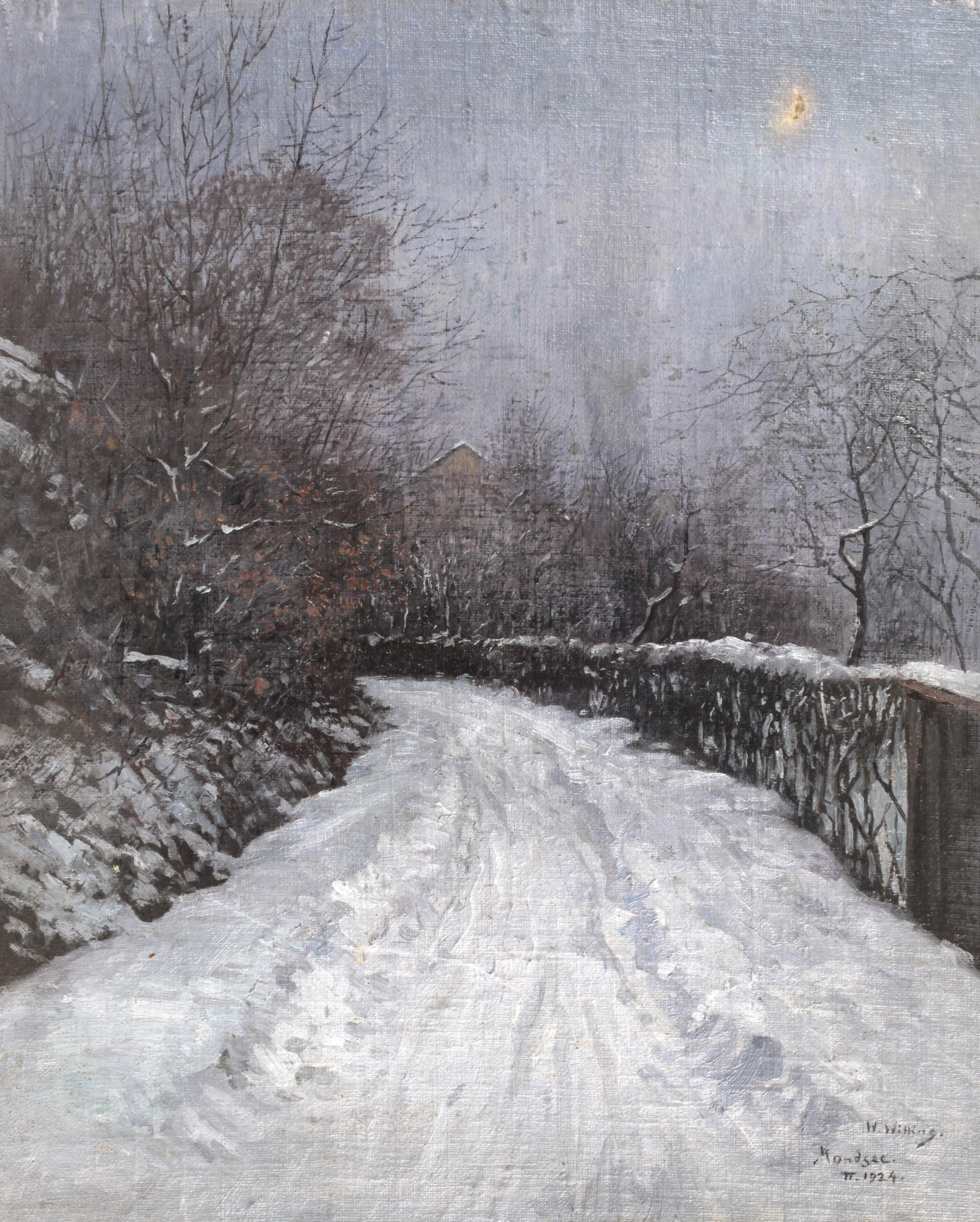 Walther Witting, Winter in Mondsee