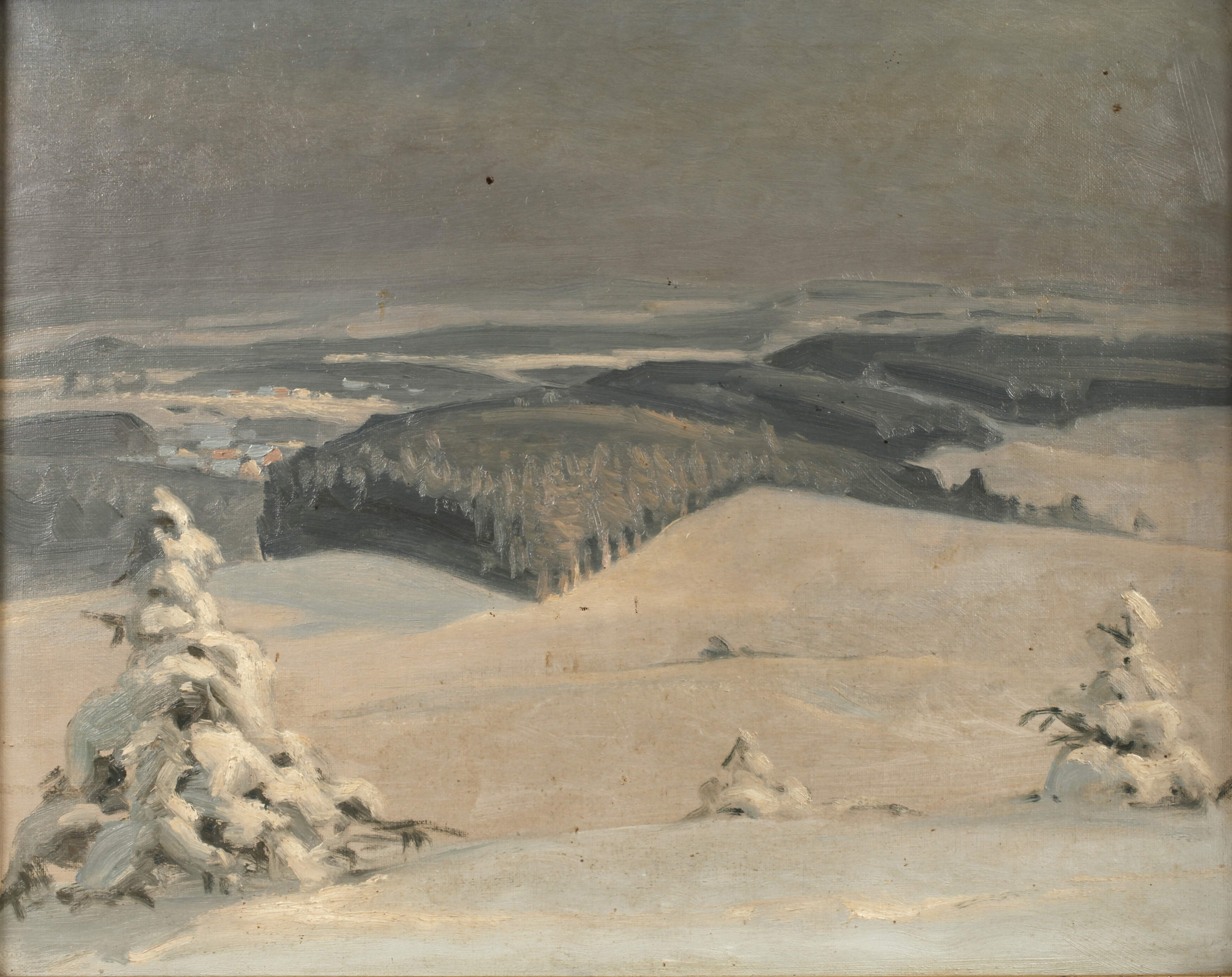 Richard Sachs, attr., Winter im Vogtland