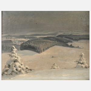 Richard Sachs, attr., Winter im Vogtland