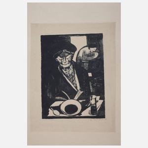 Wilhelm Lachnit, In der Gaststätte