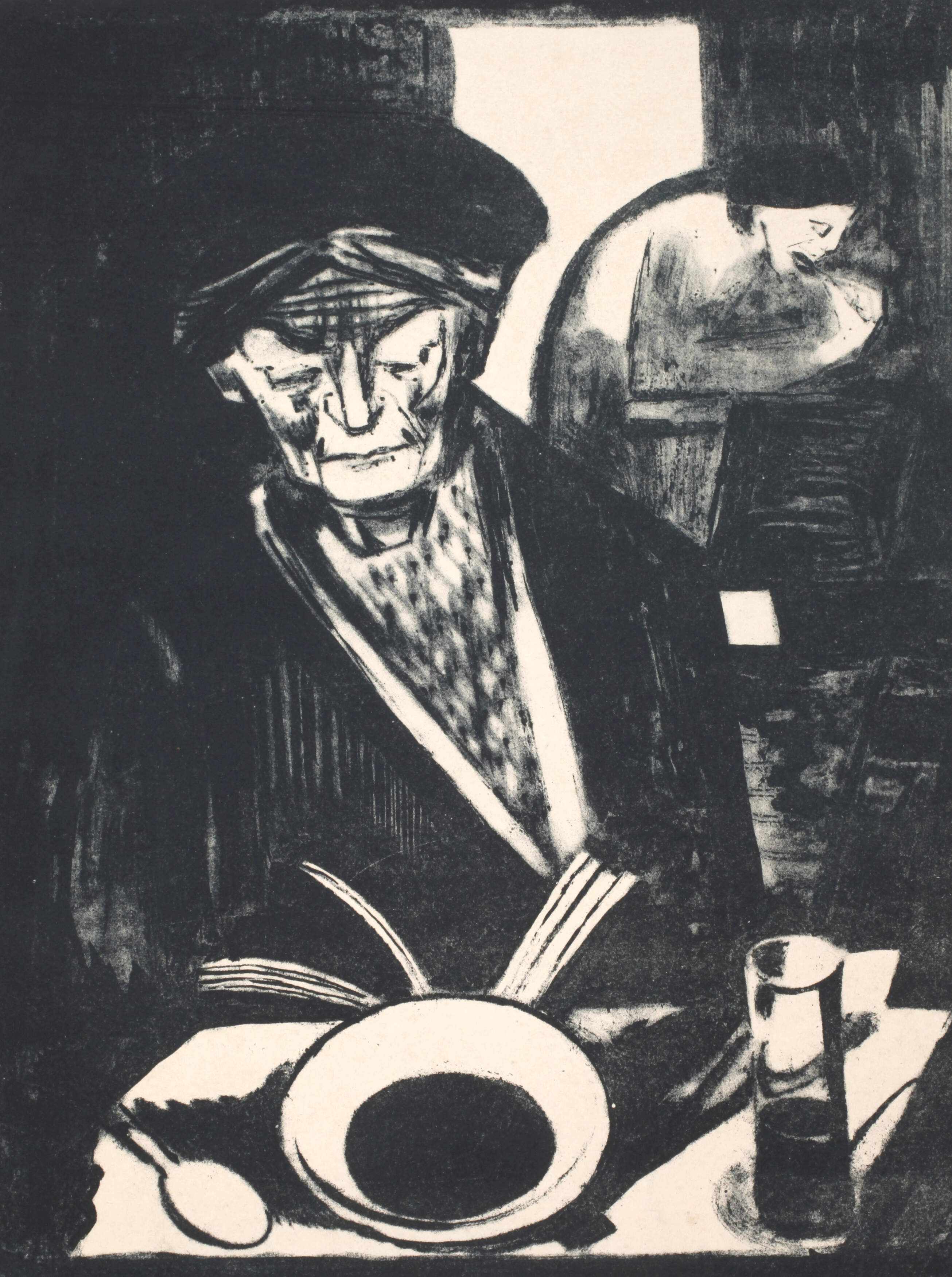 Wilhelm Lachnit, In der Gaststätte