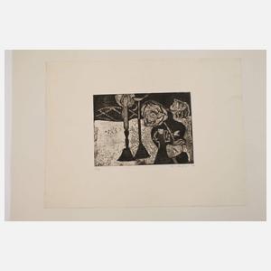 Wilhelm Lachnit, Stillleben mit Kerzen