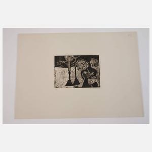 Wilhelm Lachnit, Stillleben mit Kerzen