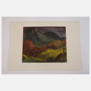 Wilhelm Lachnit, Herbst in der Sächsischen Schweiz