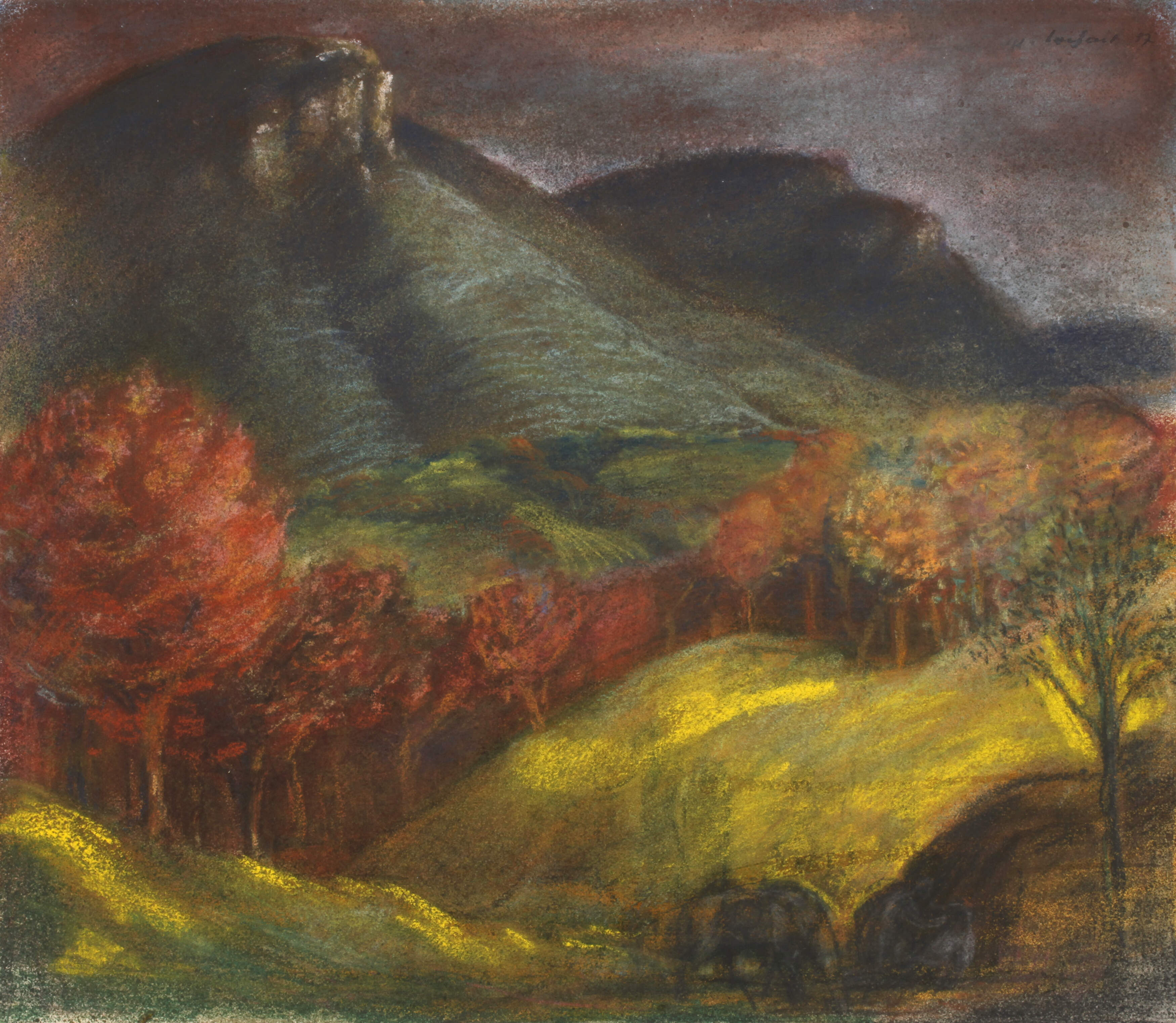 Wilhelm Lachnit, Herbst in der Sächsischen Schweiz