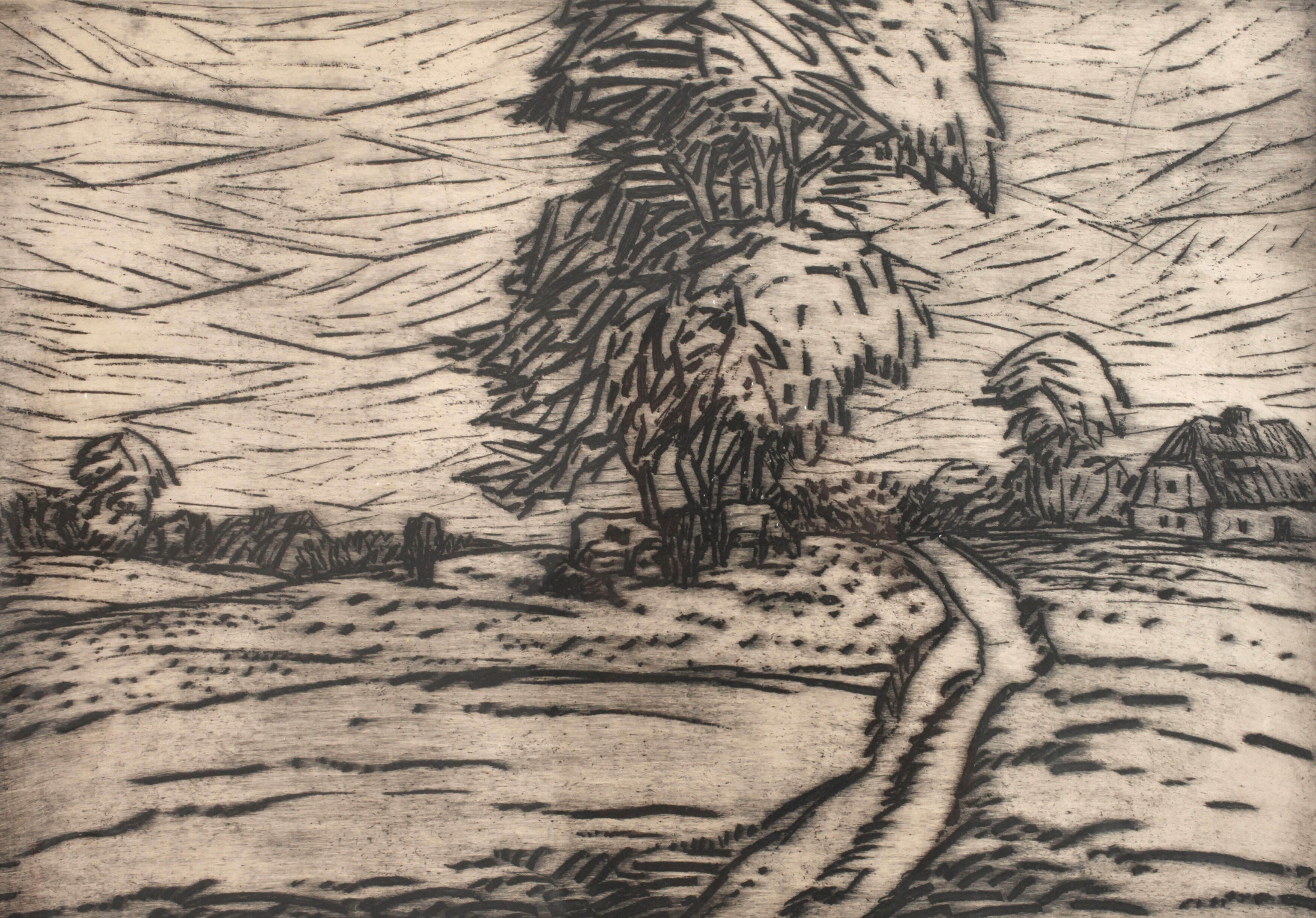 Otto Lange, "Landschaft 7"