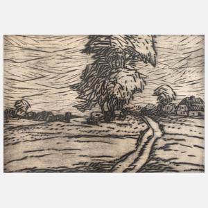 Otto Lange, "Landschaft 7"