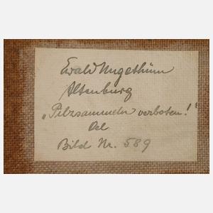 Ewald Ungethüm, "Pilzsammeln verboten"