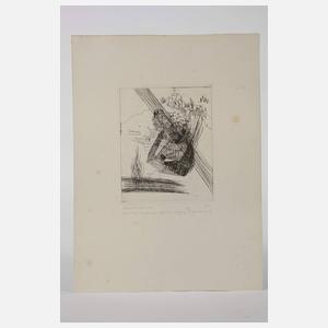 Carlfriedrich Claus, Komposition mit Schrift