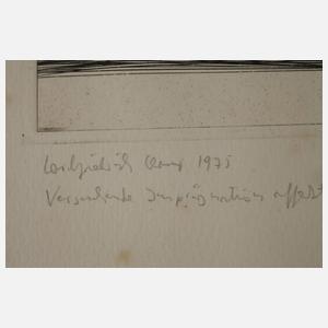 Carlfriedrich Claus, Komposition mit Schrift