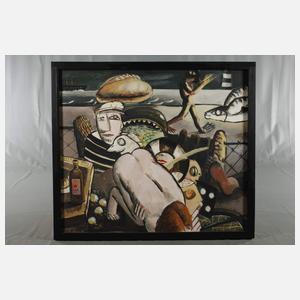 Lutz Friedel, "Bei heraufziehenden Gewitter ..."