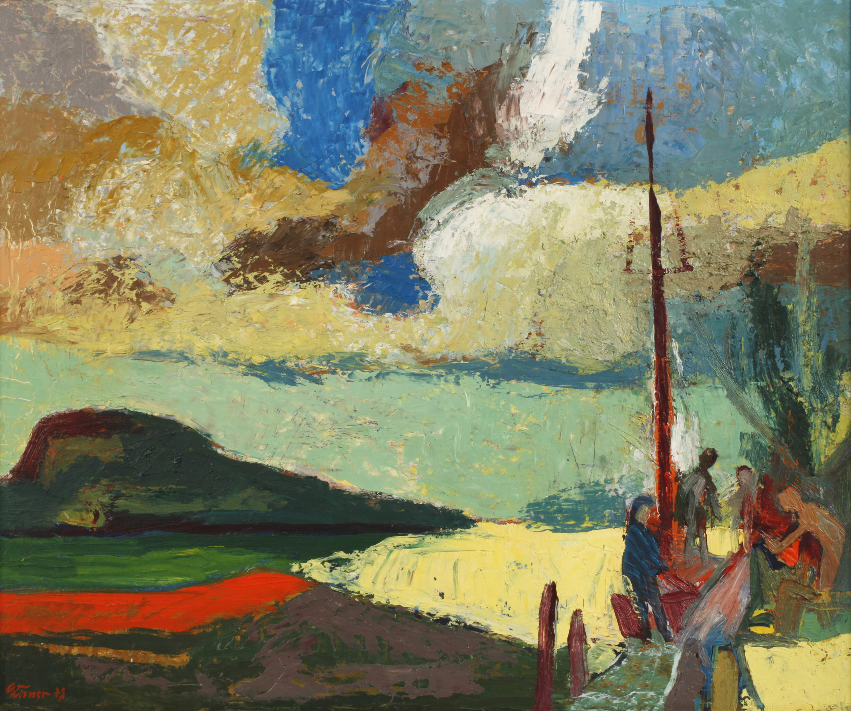 Gottfried Körner, Am See