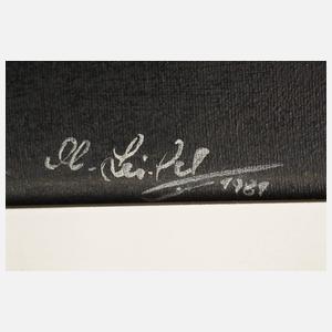 Manfred Leibl, Mädchenportrait mit Tigerkopf