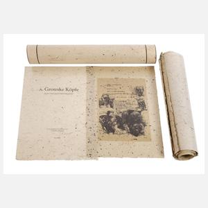 Frank Ruddigkeit, "Groteske Köpfe..."