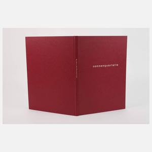 Max Uhlig, Künstlerbuch "Sonnenquartett"