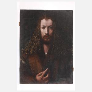 "Selbstportrait im Pelzrock" nach Albrecht Dürer