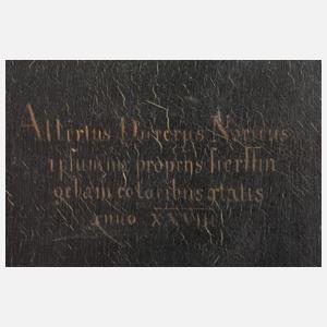 "Selbstportrait im Pelzrock" nach Albrecht Dürer