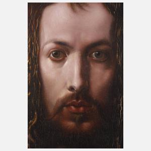 "Selbstportrait im Pelzrock" nach Albrecht Dürer